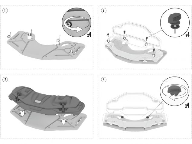 Front ATV Box for Loncin XWolf 1000 — 42L