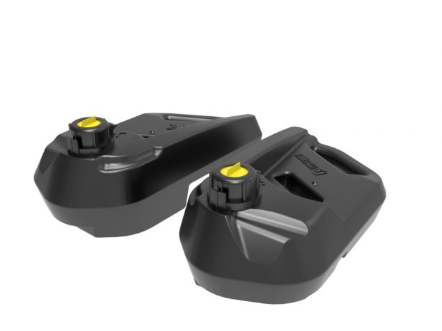 Front Jerry Cans for Loncin XWolf 1000 MUD, 2×5L