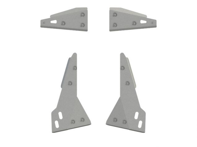 Aluminum Arm Skid Plates for Yamaha YXZ1000 (2019+) – 4 mm Protection Set