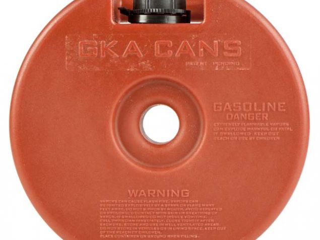 GKA Fuel Pack in the spare wheel