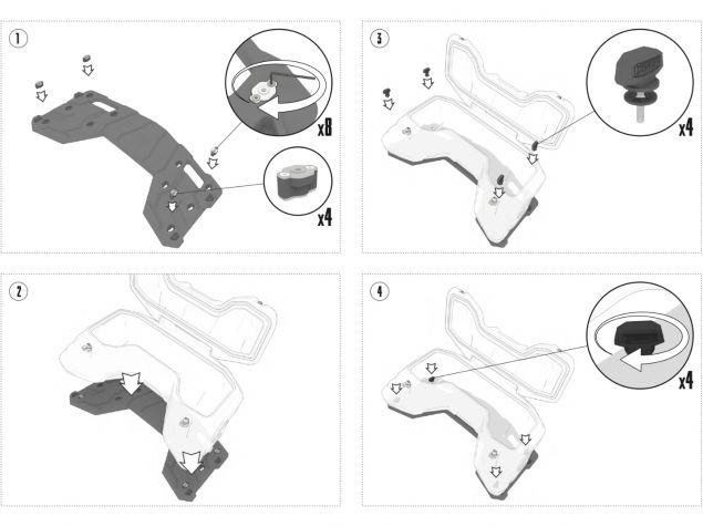 Rear Box for ATV CFMOTO CFORCE 800/1000 EPS (2024-) 