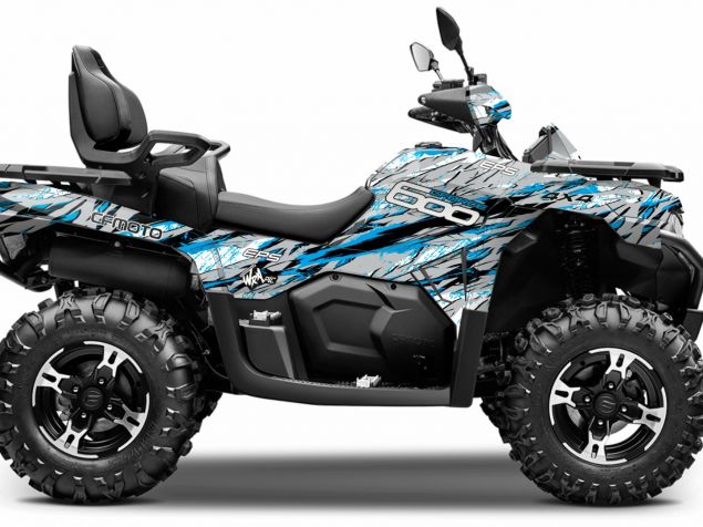 CFMoto 600 ATV Sticker Set (Gray)