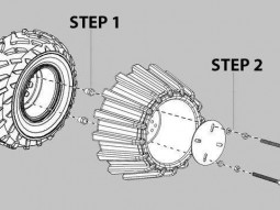 GKA Sand Mud Snow Wheels expander wheels for ATV.