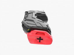 Tesseract Gas Can for CFMoto 450 rear box