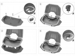 CAN-AM Maverick R Rear UTV Cargo Box (2024) - 175L Storage with Quick-Release Fasteners, Metal Locks & Accessory Compatibility